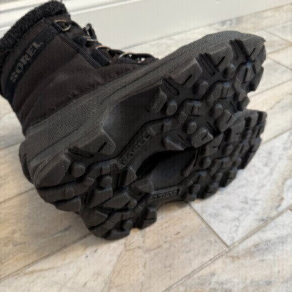 NEW Sorel Cumberland NL1101-010 Women’s Size 6 Black Waterproof Winter Boots - Picture 6 of 8